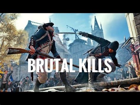 Assassin S Creed Unity Brutal Kills Finishing Moves Youtube