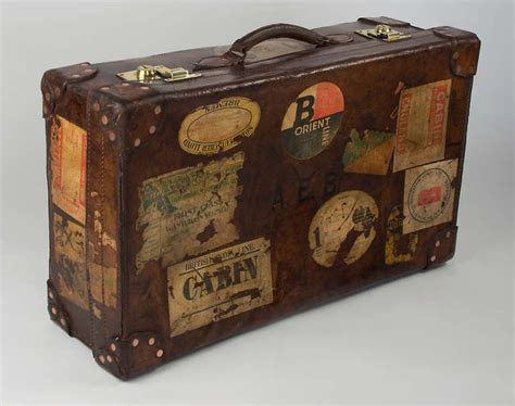 Leather Suitcase At 1stdibs