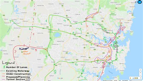 Aus Sydneys Motorway Network Sabre