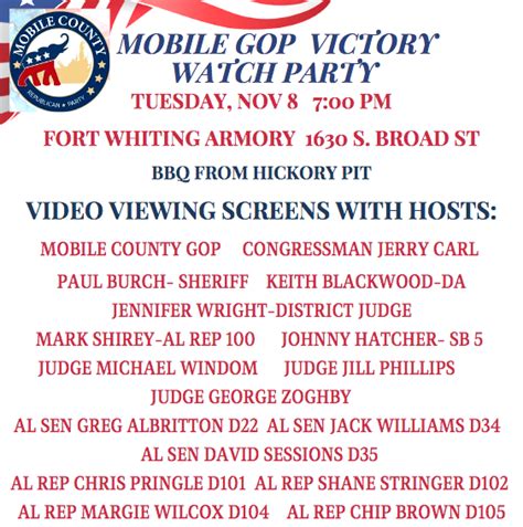 Mobile County Gop Watch Party Alabama Republican Party