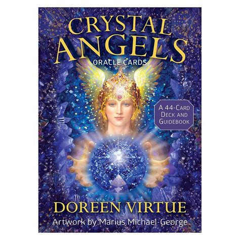 Buy Fridaymonga Crystal Angel Oracle Cards 44 Sheets Crystal Angel