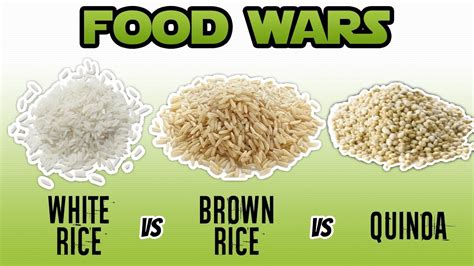 White Rice Vs Brown Rice Vs Quinoa Nutrition Facts What Is Healthier