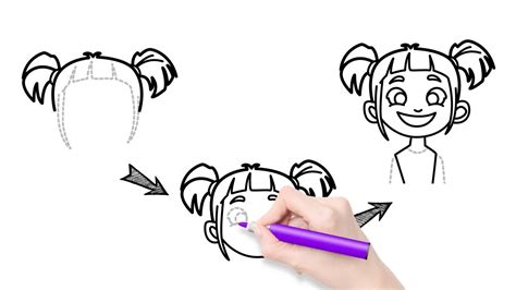 How To Draw A Cartoon Character Step By Step Youtube