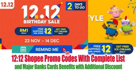 How to redeem coupons | payment methods. Shopee Release 12:12 Promo Codes With Complete List and ...