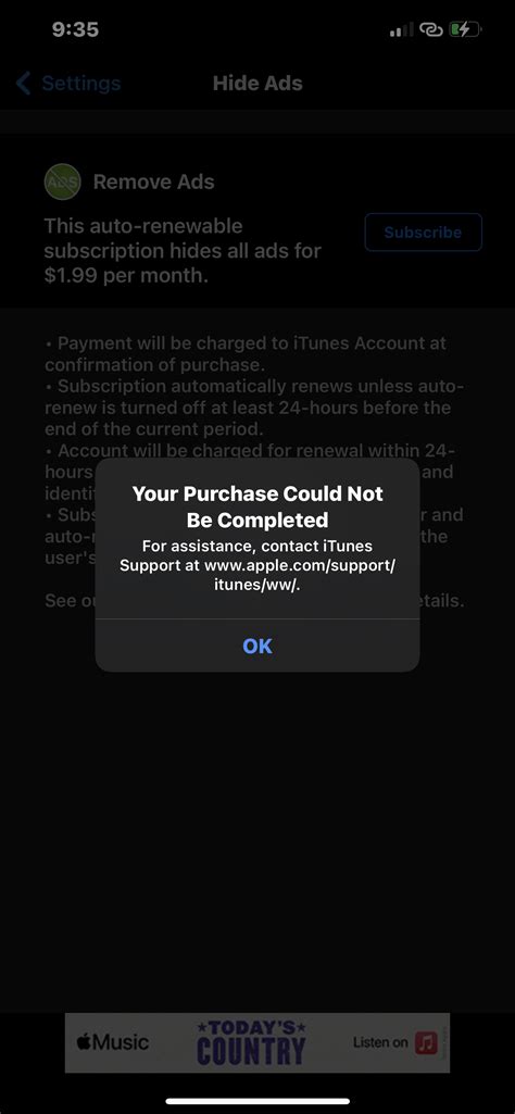 Whenever I want to purchase it keep telli… - Apple Community