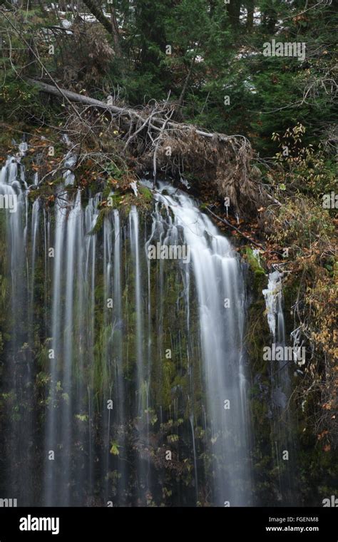Mossbrae Falls In Dunsmuir California The Beautiful Waterfalls In The