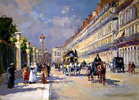 Yxj039fd Impressionism Parisian Scenes Painting In Oil For Sale