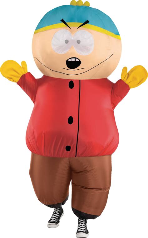 Costume Gonflable De South Park Cartman Rouge Et Brun Pour Adulte Taille Universelle Party City