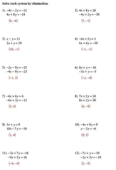 4 | solving equations graphically ks3 worksheet. Systems Of Equations Substitution Worksheet ...