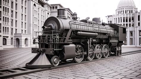 3d Train Model Turbosquid 1262747