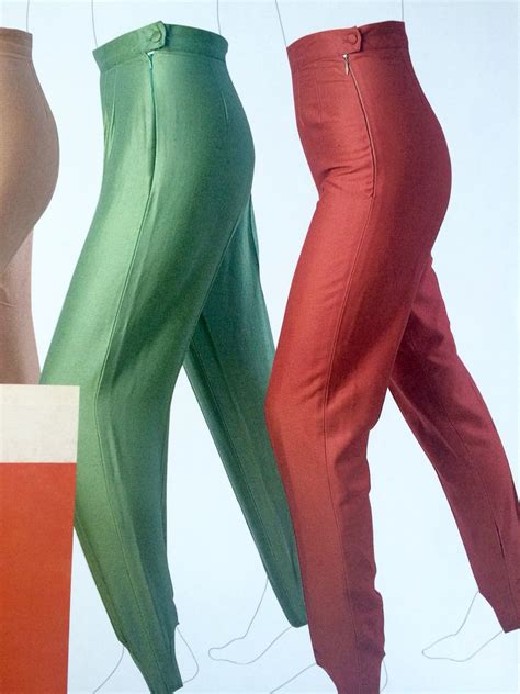 1960s Stretch Jersey Stirrup Pants The Style Was Revived In The 80s