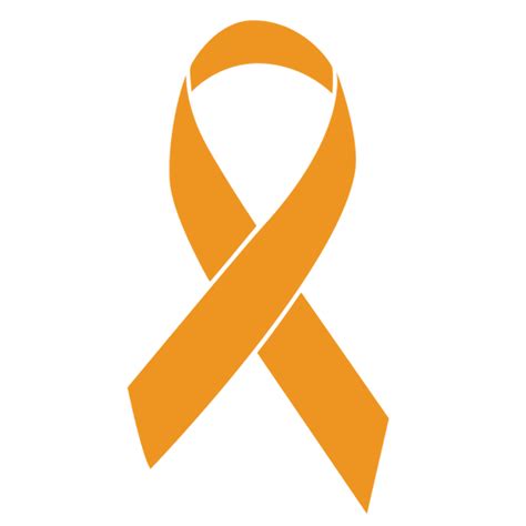 Download High Quality Cancer Ribbon Clipart Orange Transparent Png