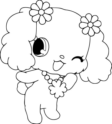 Coloriage Jewelpet Prase à Imprimer