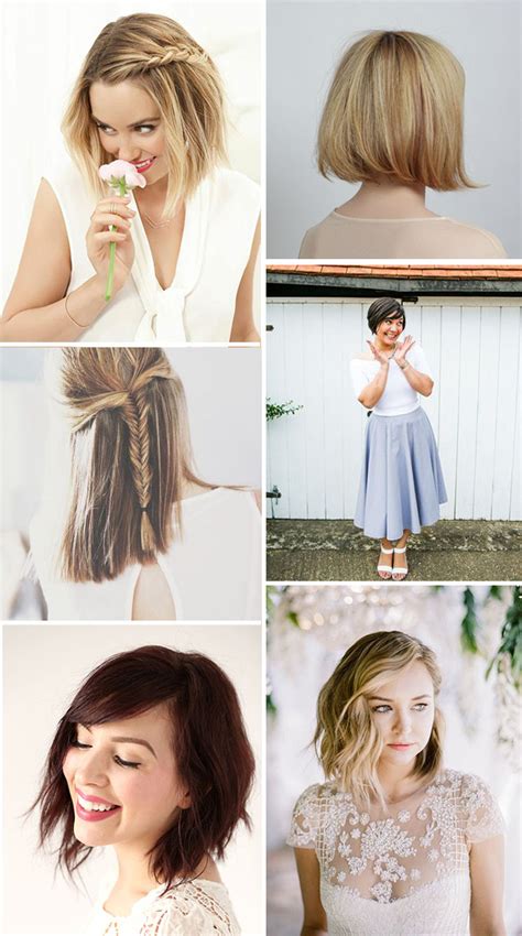 Knowing how to style your hair for a wedding isn't always easy, so we're here to help with our pick of the most stylish wedding guest hairstyles. Short & Stylish - 18 Short Hairstyles for Brides ...
