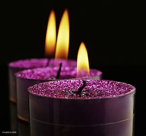 Purplecolor001193v I Pics Purple Candles Candles Candle Glow