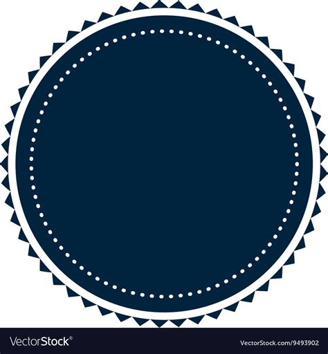 Round Badge Icon Royalty Free Vector Image Vectorstock