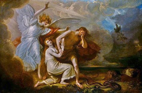 Benjamin West1791 Expulsion Of Adam And Eve From Paradise Adam And