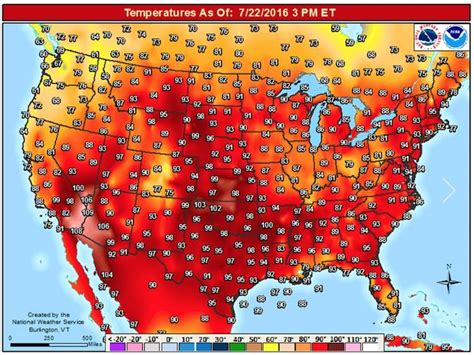 Temperature Heat Map