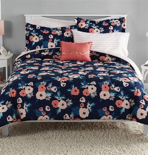 Wayfair.com has been visited by 1m+ users in the past month Navy And Coral with Gold accents | Bedroom bedding sets ...