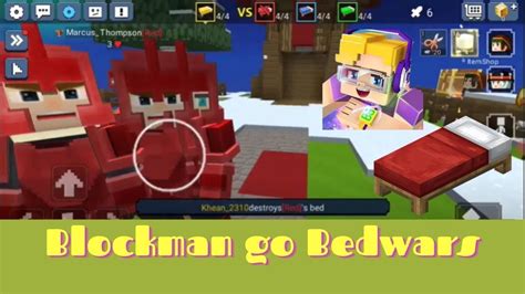 Blockman Go Bedwars Gameplay Youtube