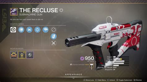 Ten Ton Hammer Destiny 2 Shadowkeep How To Get The Recluse