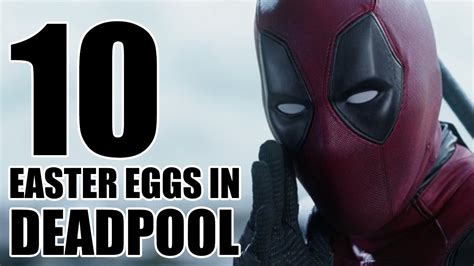 10 Geniale Easter Eggs In Deadpool Youtube