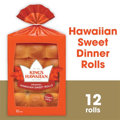 king s hawaiian original hawaiian sweet rolls 12 count home and garden