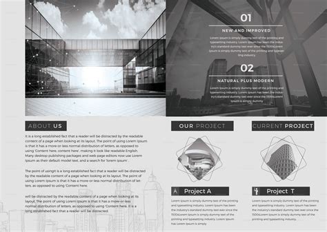 Architecture Brochure Examples Printable Templates