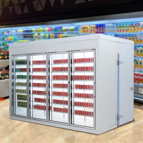 Supermarket Display Fridge And Storage Freezer Remote Type Display Fridge