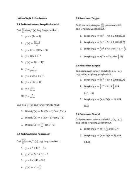 Soalan peperiksaan matematik tingkatan 1 kertas 2. Latihan Matematik Tingkatan 1 Kssm Bab 1