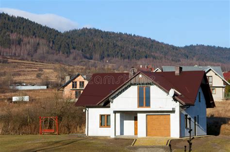 House In Winter Scenery Stock Photo Image Of Snow Post 29994158