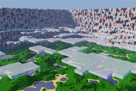 Artstation Quick Render Of Minecrafts Far Lands