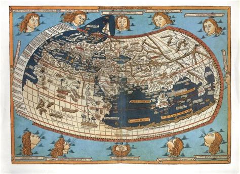 The World In 1482 As Drawn By Renowned Cartographer Claudius Ptolemy