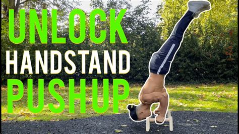 Unlock The Handstand Push Up With These 4 Exercises Tutorial