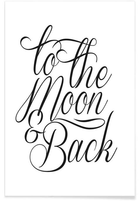To The Moon Poster Juniqe
