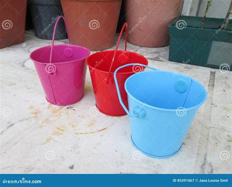 Tiny Buckets Royalty Free Stock Photo 85560303