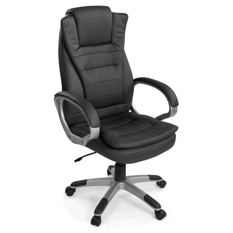 Neben deinem ergonomischen schreibtischstuhl gibt es eine weitere hervorragende möglichkeit, mehr bewegung an deinen arbeitsplatz zu bringen. Bürostuhl Chefsessel Schreibtischstuhl Kunstleder ...