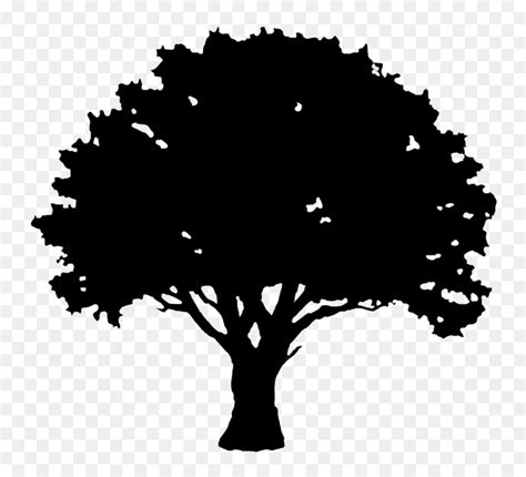Tree Clipart Silhouette Image Black And White Silhouette Silhouette