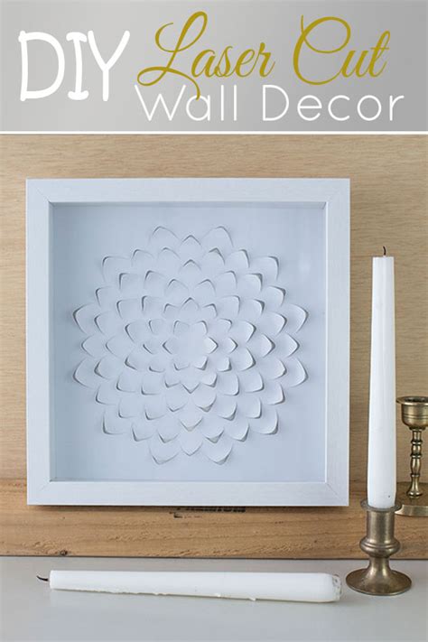 Diy Laser Cut Paper Wall Art The Honeycomb Home