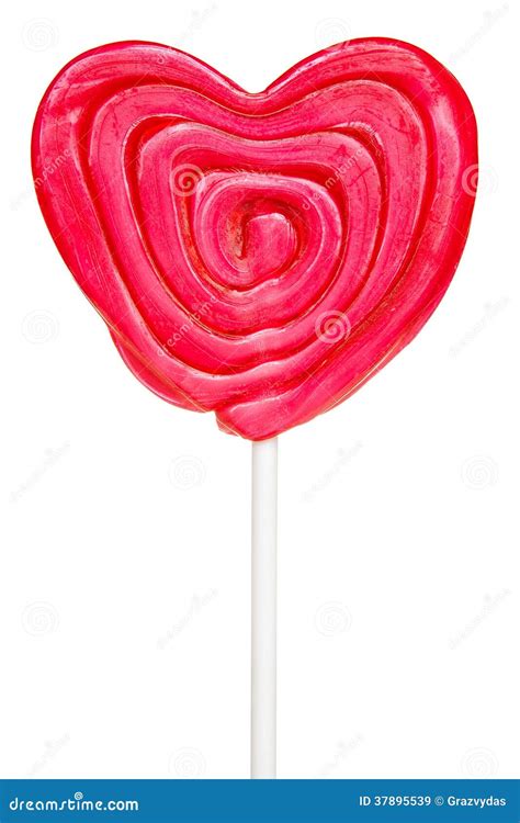 Heart Shaped Lollipop Stock Image Image Of Romantic 37895539
