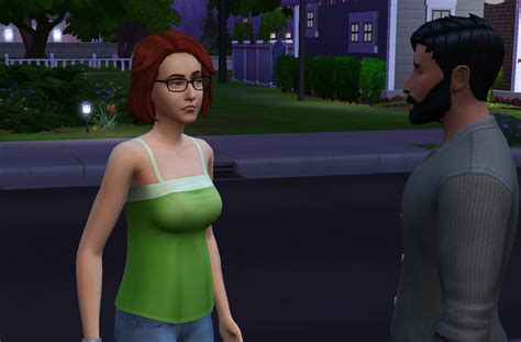 Eliza Giving Hotbob The Side Eyes After The 5639th Time I Got Him To Cheat On Her Sims4