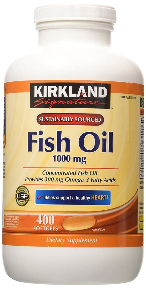 That is why i only gave 4 stars, fish oil shouldn't cost so much. Kirkland Signature Fish Oil Concentrate with Omega-3 Fatty ...