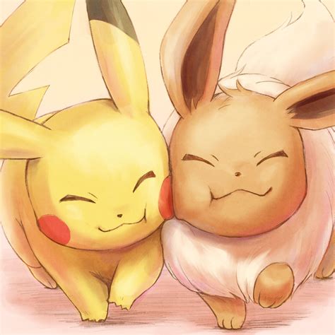 Cute Wallpaper Eevee Kawaii Pikachu Pokemon