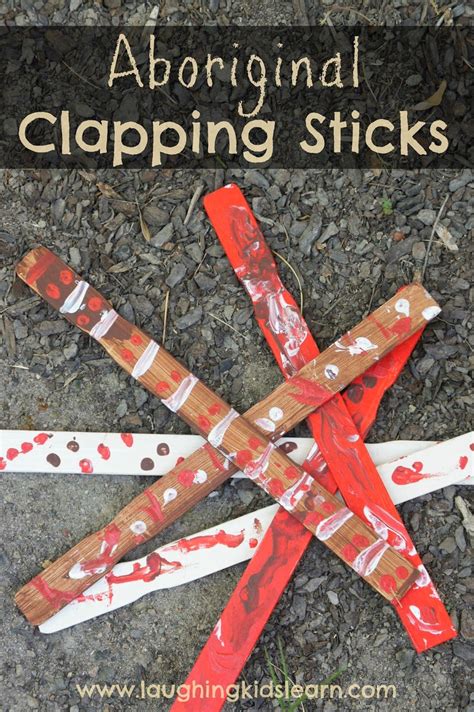 Aboriginal Clapping Sticks Laughing Kids Learn Around The World