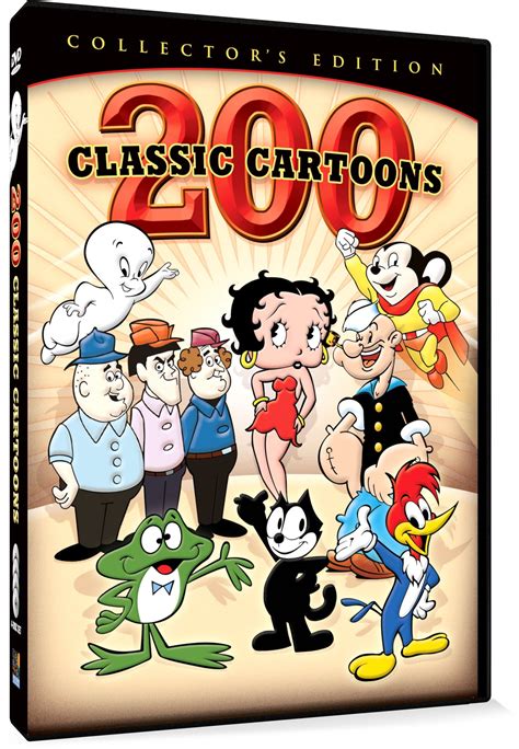 200 Classic Cartoons Collectors Edition Dvd 2008 4 Disc Set New