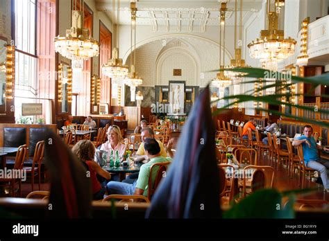 The Municipal House Cafe At Obecni Dum Stare Mesto Prague Czech