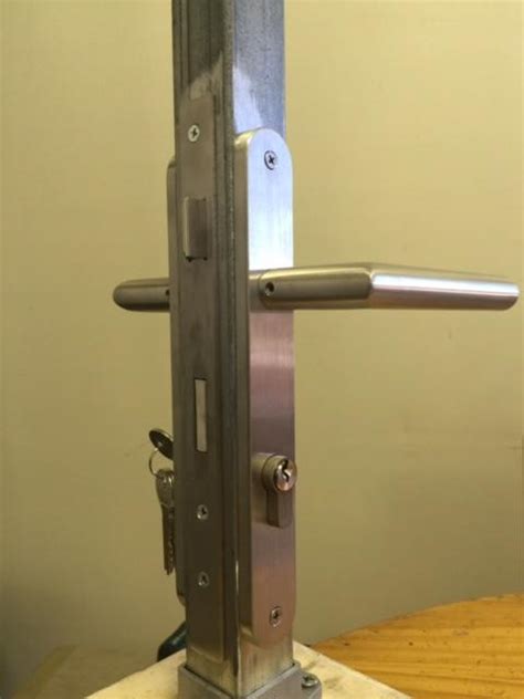 All New Gate Lock Incl314 Stainless Steel Handleslock And Cylinder