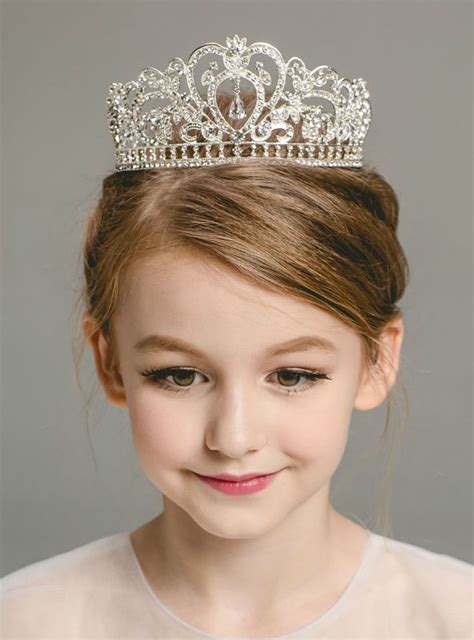 Childrens Hair Accessories Princess Crown Crystal Tiaras Crystal