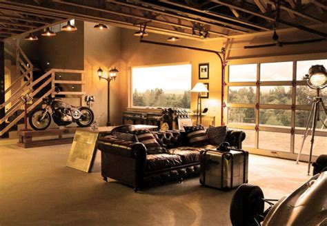 15 Masculine And Stylish Garages Man Cave Ideas