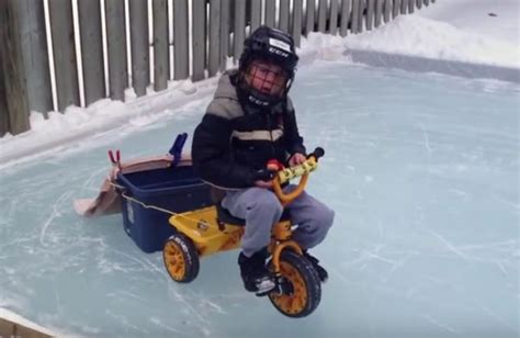 With no stakes, there is no mistakes. Homemade Zamboni - Neatorama